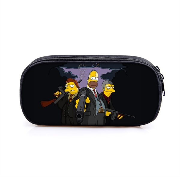 The Simpsons Cosmetic Bags Boys Girls Children Large Pencil Case Purse Storage Bags Women Men Multifunction Makeup Bag - Image 42