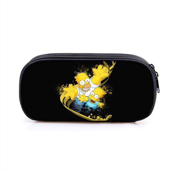 The Simpsons Cosmetic Bags Boys Girls Children Large Pencil Case Purse Storage Bags Women Men Multifunction Makeup Bag - Image 43