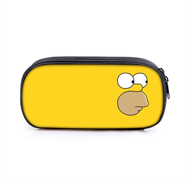 The Simpsons Cosmetic Bags Boys Girls Children Large Pencil Case Purse Storage Bags Women Men Multifunction Makeup Bag - Image 3