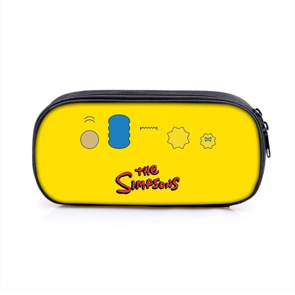 The Simpsons Cosmetic Bags Boys Girls Children Large Pencil Case Purse Storage Bags Women Men Multifunction Makeup Bag