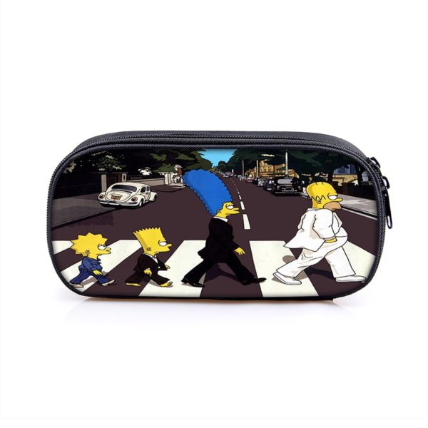 The Simpsons Cosmetic Bags Boys Girls Children Large Pencil Case Purse Storage Bags Women Men Multifunction Makeup Bag - Image 15