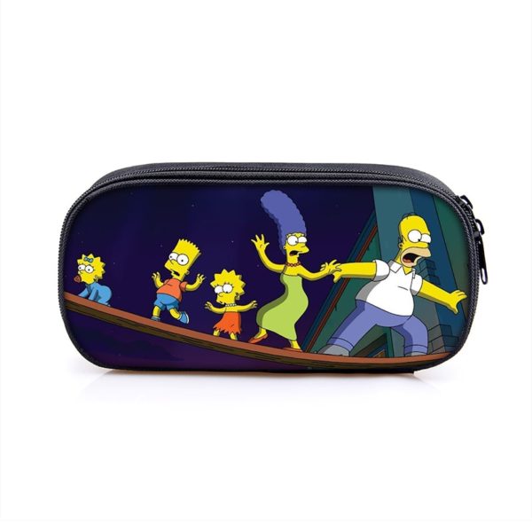 The Simpsons Cosmetic Bags Boys Girls Children Large Pencil Case Purse Storage Bags Women Men Multifunction Makeup Bag - Image 8