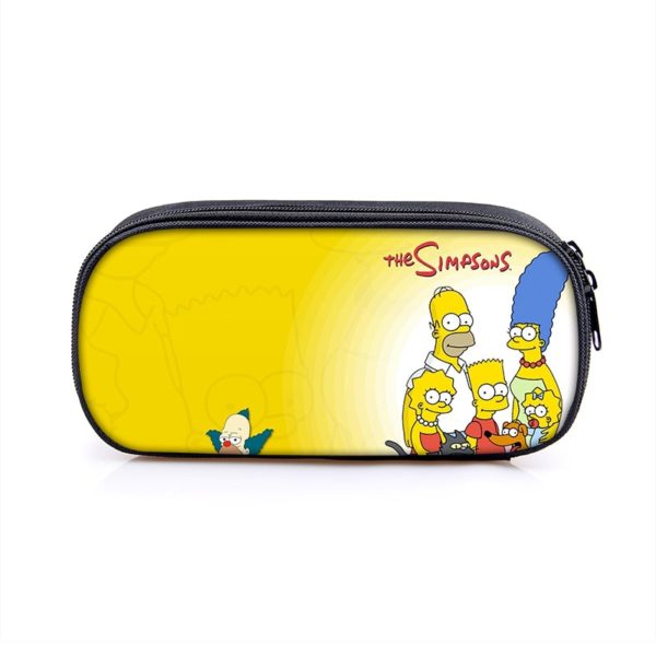 The Simpsons Cosmetic Bags Boys Girls Children Large Pencil Case Purse Storage Bags Women Men Multifunction Makeup Bag - Image 11