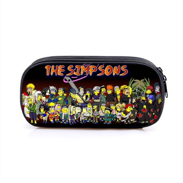 The Simpsons Cosmetic Bags Boys Girls Children Large Pencil Case Purse Storage Bags Women Men Multifunction Makeup Bag - Image 18