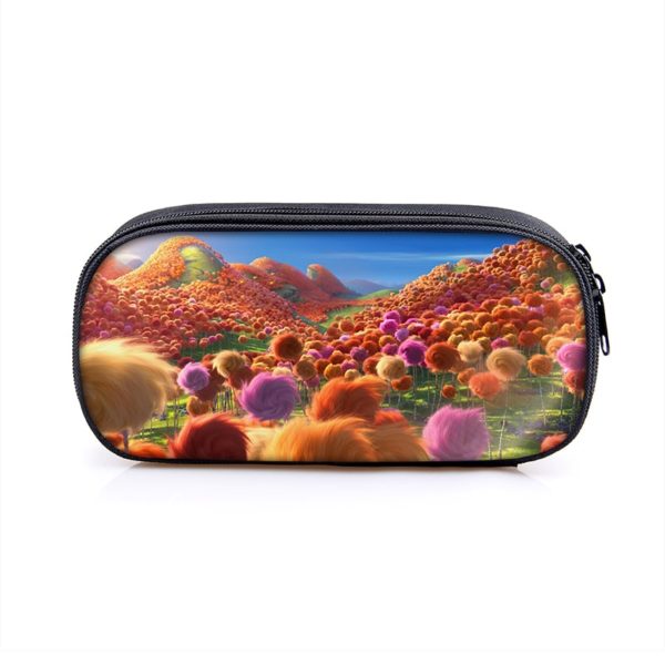 The Lorax Cosmetic Bags Boys Girls Children Large Pencil Case Purse Storage Bags Women Men Multifunction Makeup Bag - Image 12