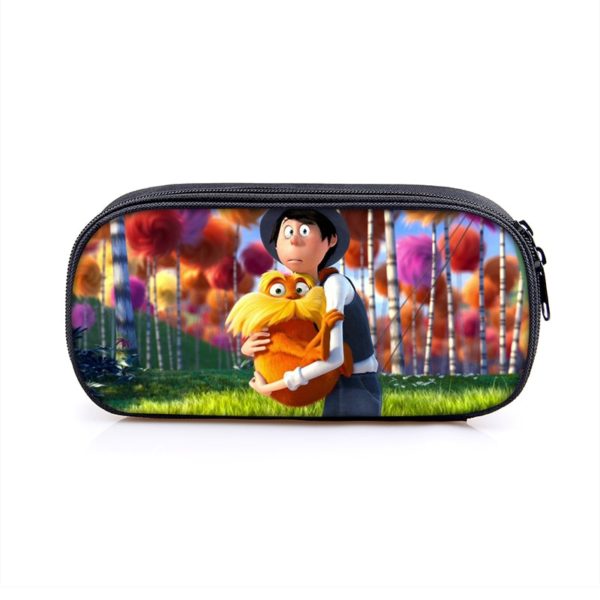 The Lorax Cosmetic Bags Boys Girls Children Large Pencil Case Purse Storage Bags Women Men Multifunction Makeup Bag - Image 15