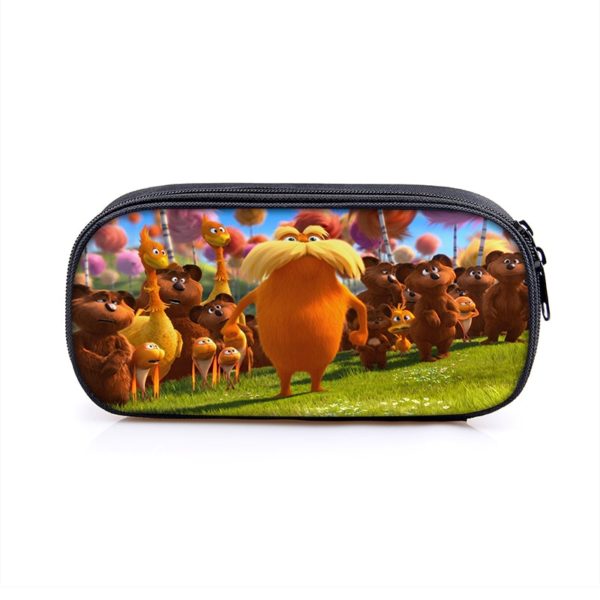 The Lorax Cosmetic Bags Boys Girls Children Large Pencil Case Purse Storage Bags Women Men Multifunction Makeup Bag - Image 17