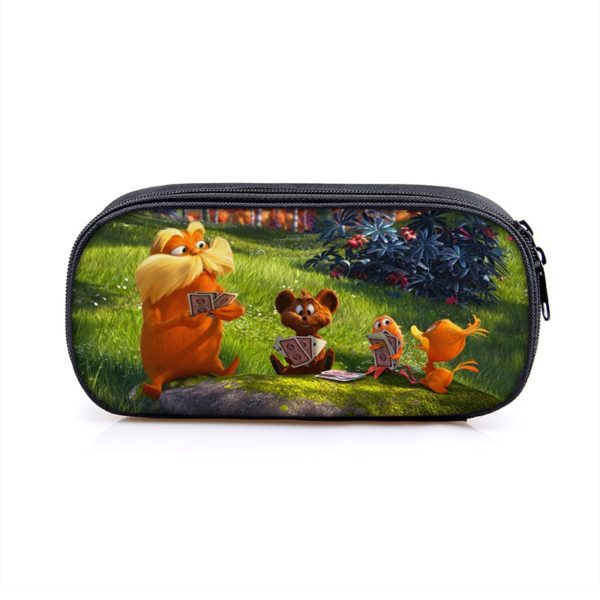 The Lorax Cosmetic Bags Boys Girls Children Large Pencil Case Purse Storage Bags Women Men Multifunction Makeup Bag - Image 21