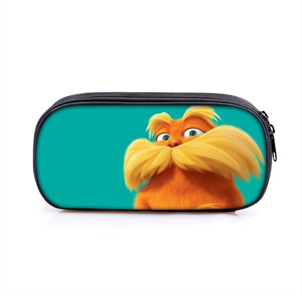 The Lorax Cosmetic Bags Boys Girls Children Large Pencil Case Purse Storage Bags Women Men Multifunction Makeup Bag - Image 4