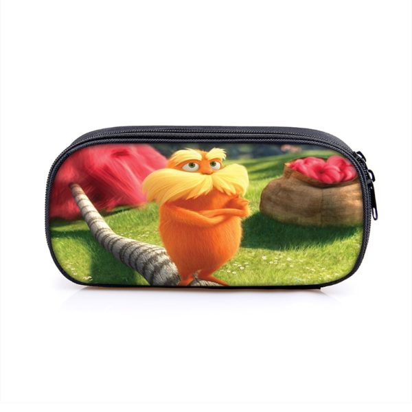 The Lorax Cosmetic Bags Boys Girls Children Large Pencil Case Purse Storage Bags Women Men Multifunction Makeup Bag - Image 22