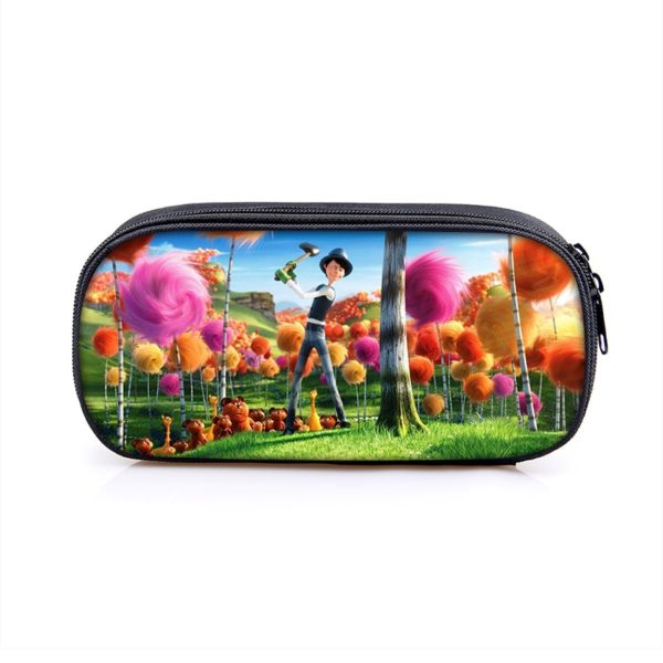 The Lorax Cosmetic Bags Boys Girls Children Large Pencil Case Purse Storage Bags Women Men Multifunction Makeup Bag - Image 25