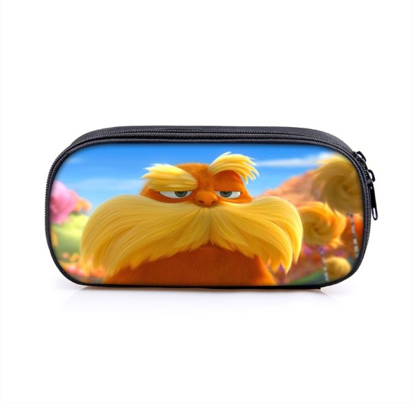 The Lorax Cosmetic Bags Boys Girls Children Large Pencil Case Purse Storage Bags Women Men Multifunction Makeup Bag - Image 29