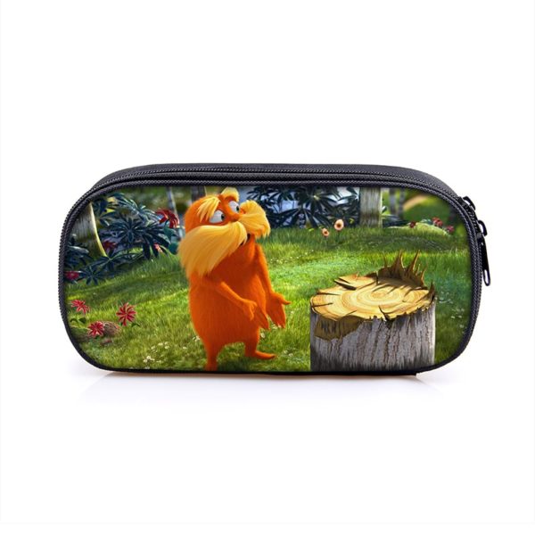 The Lorax Cosmetic Bags Boys Girls Children Large Pencil Case Purse Storage Bags Women Men Multifunction Makeup Bag - Image 6