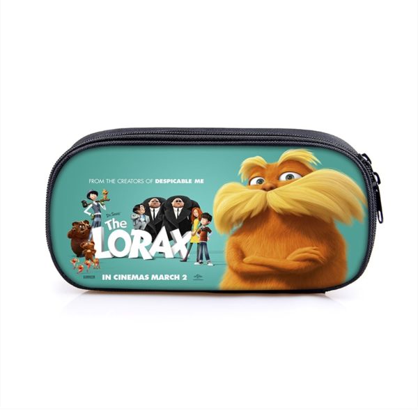 The Lorax Cosmetic Bags Boys Girls Children Large Pencil Case Purse Storage Bags Women Men Multifunction Makeup Bag - Image 8