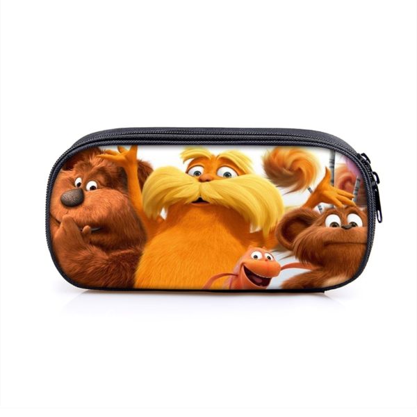 The Lorax Cosmetic Bags Boys Girls Children Large Pencil Case Purse Storage Bags Women Men Multifunction Makeup Bag - Image 9