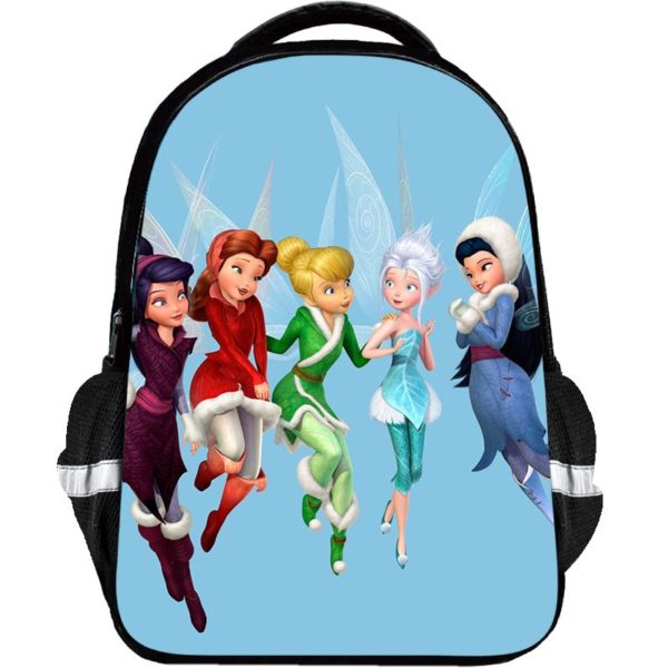 TinkerBell Backpack Kids Youth Student High Capacity Waterproof School Bag Birthday Gifts - Image 15