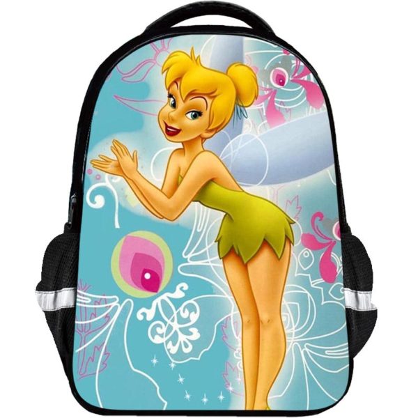 TinkerBell Backpack Kids Youth Student High Capacity Waterproof School Bag Birthday Gifts - Image 16