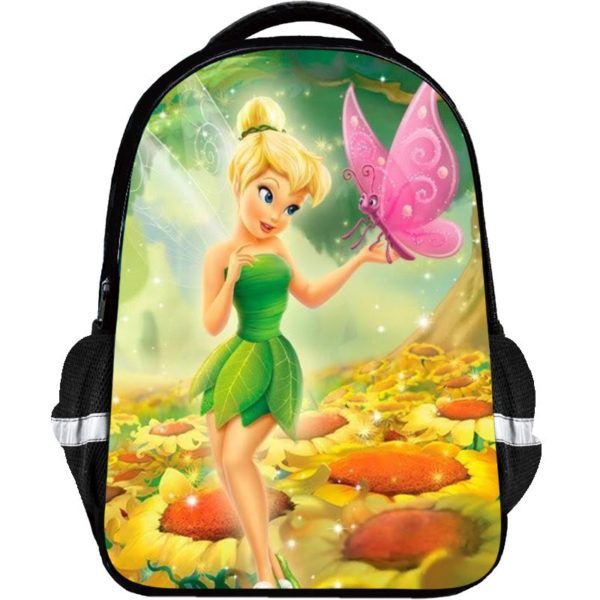 TinkerBell Backpack Kids Youth Student High Capacity Waterproof School Bag Birthday Gifts - Image 4