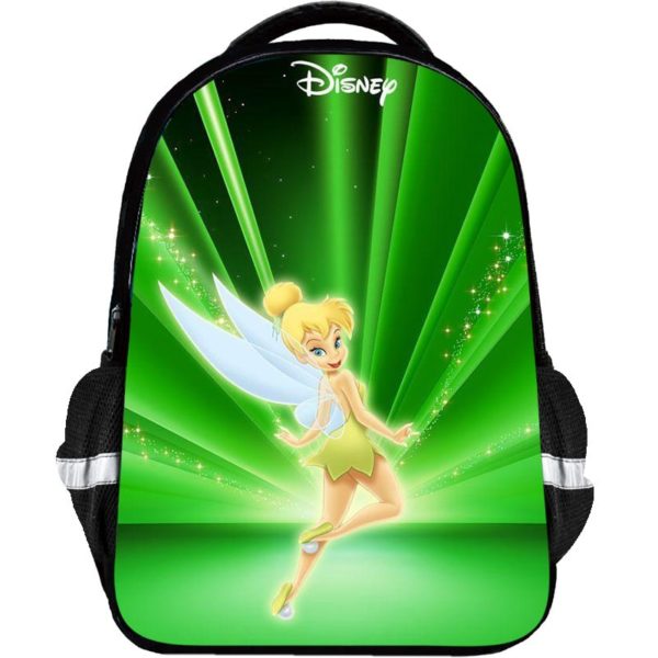 TinkerBell Backpack Kids Youth Student High Capacity Waterproof School Bag Birthday Gifts - Image 5