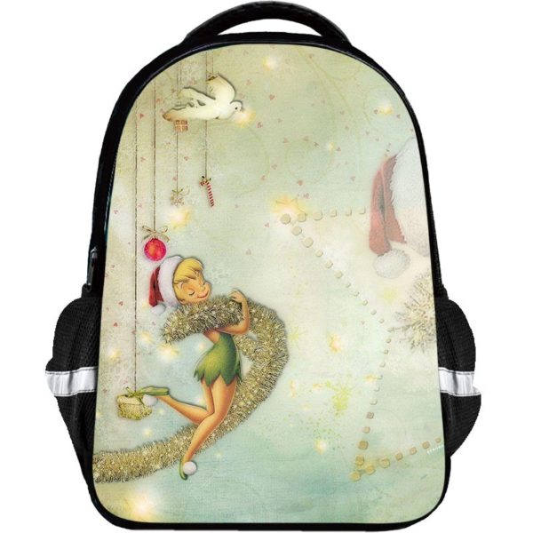 TinkerBell Backpack Kids Youth Student High Capacity Waterproof School Bag Birthday Gifts - Image 8