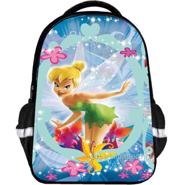 TinkerBell Backpack Kids Youth Student High Capacity Waterproof School Bag Birthday Gifts - Image 20