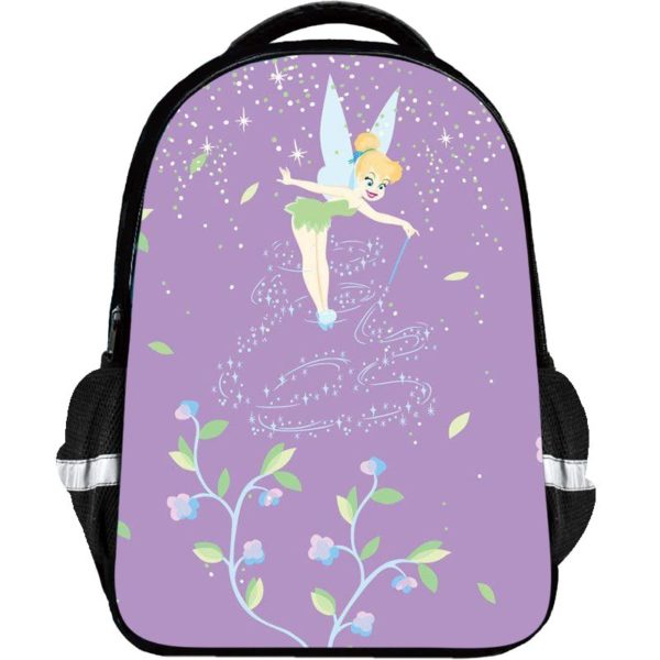 TinkerBell Backpack Kids Youth Student High Capacity Waterproof School Bag Birthday Gifts - Image 9