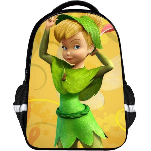 TinkerBell Backpack Kids Youth Student High Capacity Waterproof School Bag Birthday Gifts - Image 12