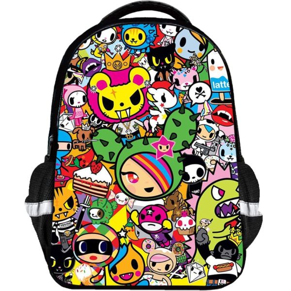 Tokidoki Backpack Kids Youth Student High Capacity Waterproof School Bag Birthday Gifts - Image 3