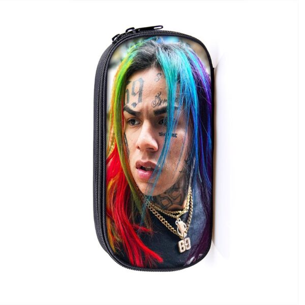 6ix9ine Large Pencil Case Purse Storage Bags Multifunction Cosmetic Bag - Image 33