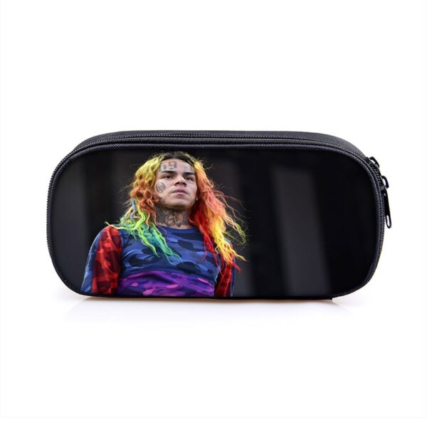 6ix9ine Large Pencil Case Purse Storage Bags Multifunction Cosmetic Bag - Image 17