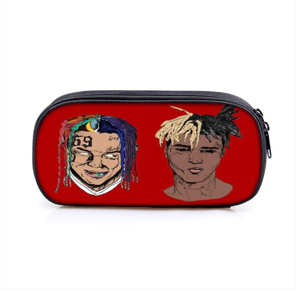 6ix9ine Large Pencil Case Purse Storage Bags Multifunction Cosmetic Bag - Image 23