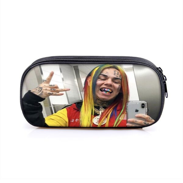 6ix9ine Large Pencil Case Purse Storage Bags Multifunction Cosmetic Bag - Image 25