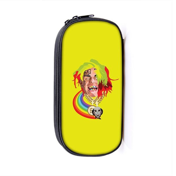 6ix9ine Large Pencil Case Purse Storage Bags Multifunction Cosmetic Bag - Image 28