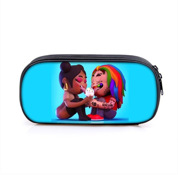 6ix9ine Large Pencil Case Purse Storage Bags Multifunction Cosmetic Bag - Image 29