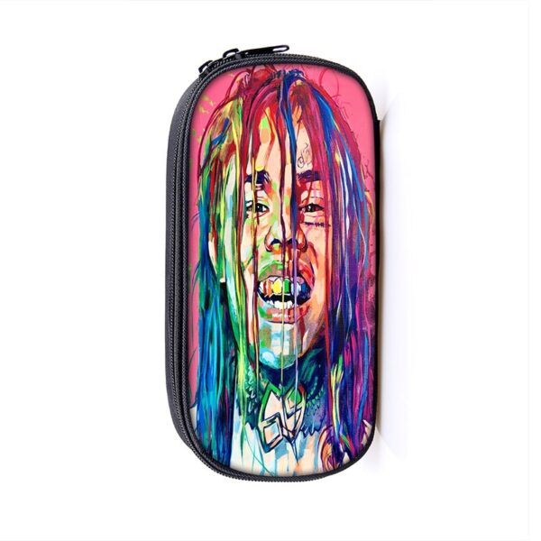 6ix9ine Large Pencil Case Purse Storage Bags Multifunction Cosmetic Bag - Image 3