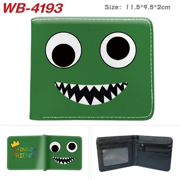 Rainbow Friend Short Wallet PU Leather - Image 2