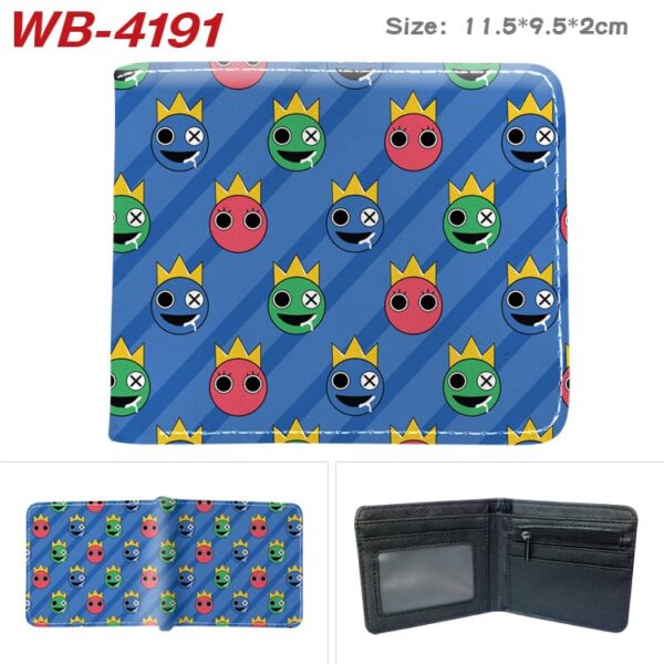 Rainbow Friend Short Wallet PU Leather - Image 4