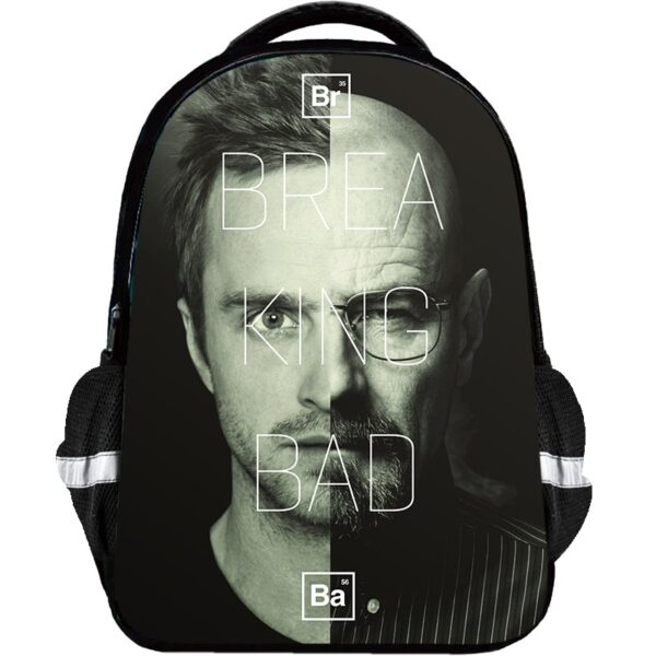 BreakingBad Backpack Kids Youth Student High Capacity Waterproof School Bag Birthday Gifts - Image 19