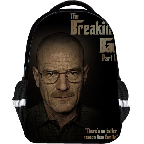 BreakingBad Backpack Kids Youth Student High Capacity Waterproof School Bag Birthday Gifts - Image 20