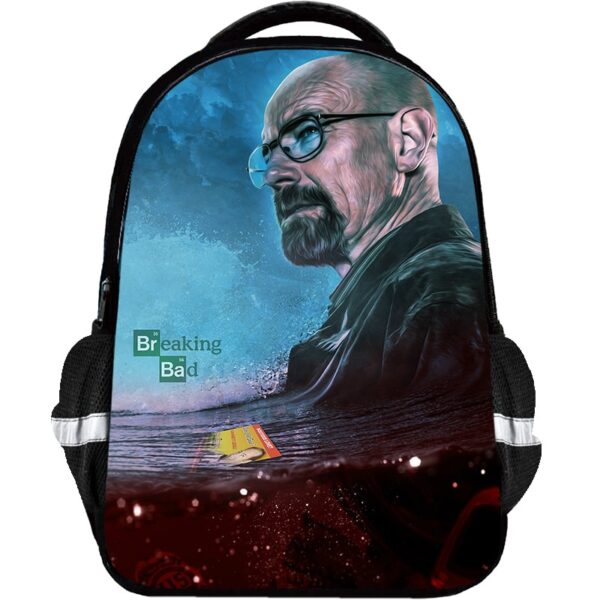 BreakingBad Backpack Kids Youth Student High Capacity Waterproof School Bag Birthday Gifts - Image 22