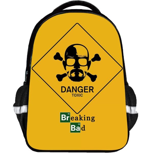 BreakingBad Backpack Kids Youth Student High Capacity Waterproof School Bag Birthday Gifts - Image 25