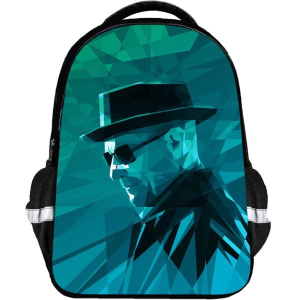 BreakingBad Backpack Kids Youth Student High Capacity Waterproof School Bag Birthday Gifts - Image 2