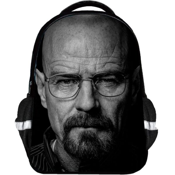 BreakingBad Backpack Kids Youth Student High Capacity Waterproof School Bag Birthday Gifts - Image 3