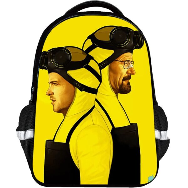 BreakingBad Backpack Kids Youth Student High Capacity Waterproof School Bag Birthday Gifts - Image 4