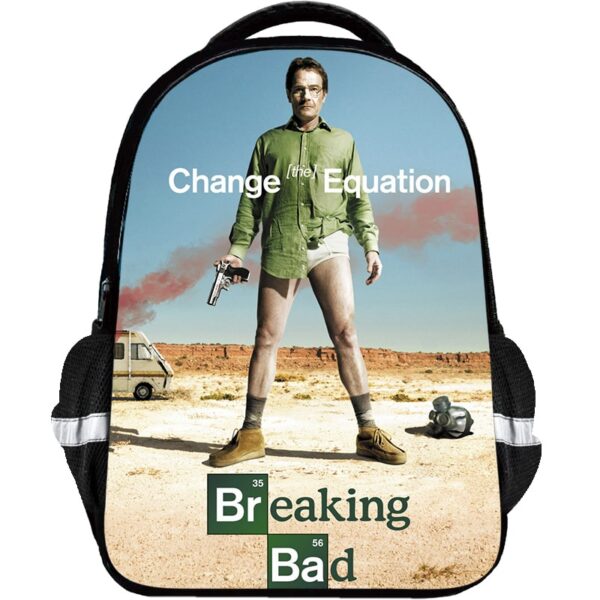 BreakingBad Backpack Kids Youth Student High Capacity Waterproof School Bag Birthday Gifts - Image 11