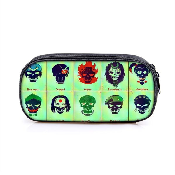 Harley Quinn Large Pencil Case Purse Storage Bags Multifunction Cosmetic Bag - Image 16