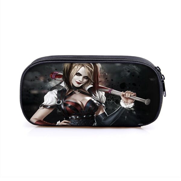 Harley Quinn Large Pencil Case Purse Storage Bags Multifunction Cosmetic Bag - Image 24