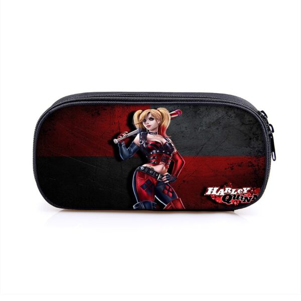 Harley Quinn Large Pencil Case Purse Storage Bags Multifunction Cosmetic Bag - Image 26