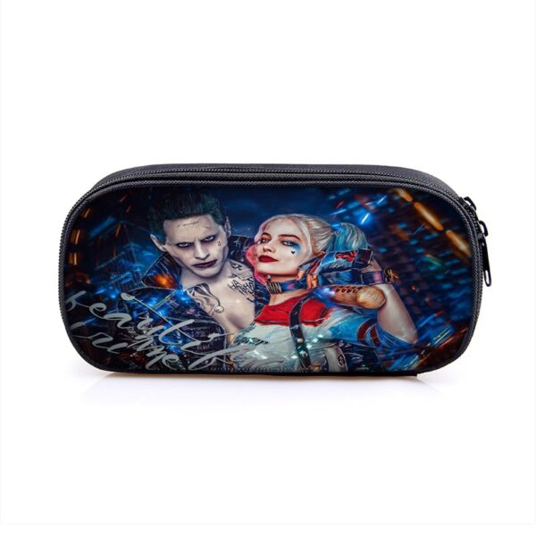 Harley Quinn Large Pencil Case Purse Storage Bags Multifunction Cosmetic Bag - Image 28