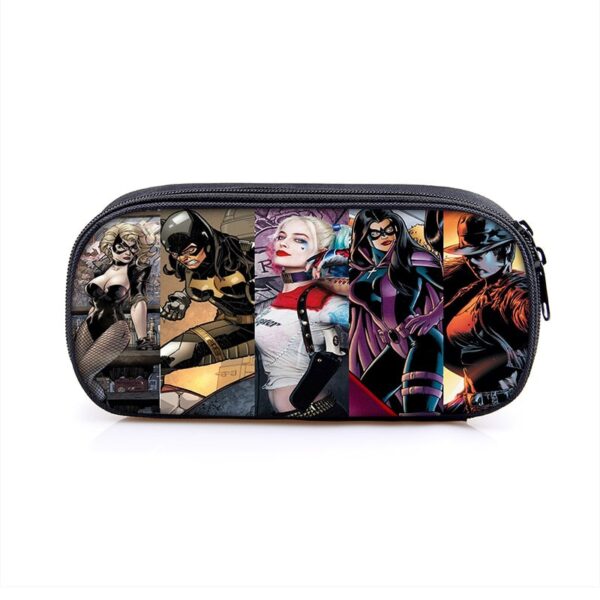 Harley Quinn Large Pencil Case Purse Storage Bags Multifunction Cosmetic Bag - Image 31